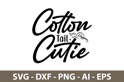 Cotton Tail Cutie svg