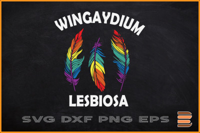 Wingaydium Lesbiosa funny LBGT