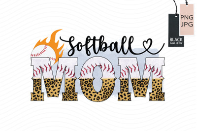 Softball Mom Sublimation