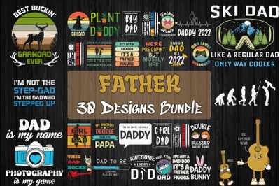 Farther part 1 Bundle SVG 30 designs