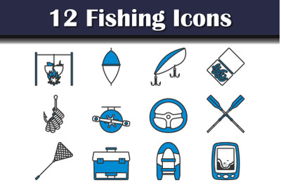 Fishing Icon Set