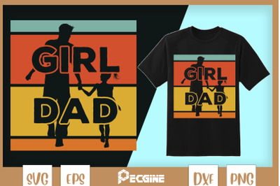 Girl Dad Vintage Father