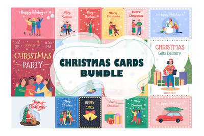 Christmas cards bundle