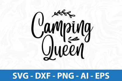 Camping Queen svg