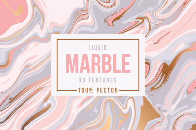 33 Marble Textures - 100% Vector