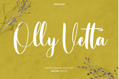 Olly Vetta Script Font
