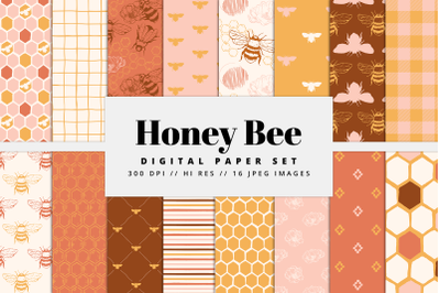 Honey Bee Digital Paper
