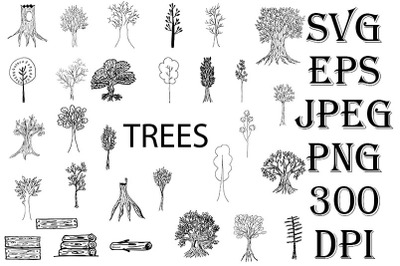 Tree SVG, Trees, logo, family tree SVG, paper. Elements, Frame
