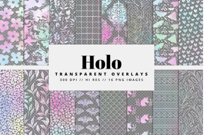 Holo Transparent Overlay Digital Paper