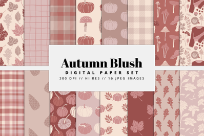 Autumn Blush Digital Paper