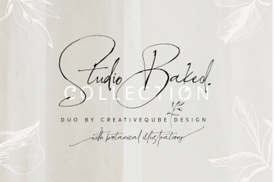 Studio Baked Font Collection