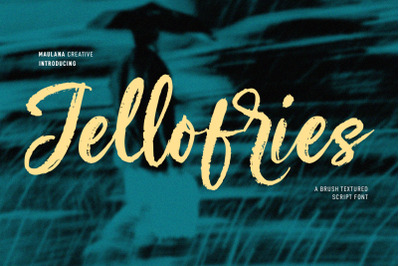 Jellofries Brush Script Font