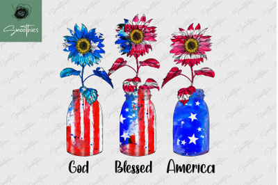 God Blessed America 4Th July Sublimation