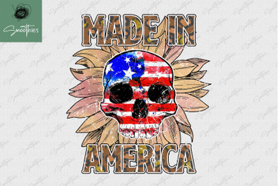 Made In America Skull Sublimation