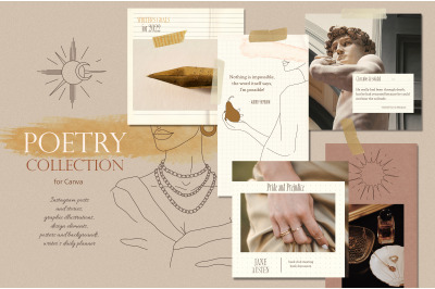 Poetry Collection for Canva