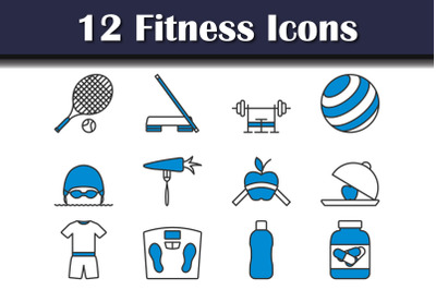 Fitness Icon Set