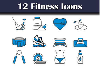 Fitness Icon Set