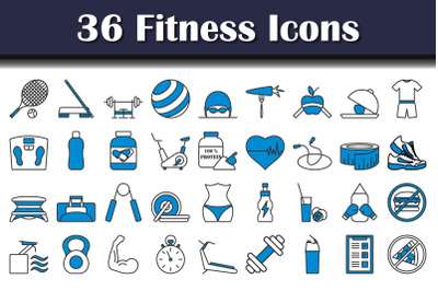 Fitness Icon Set