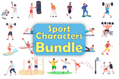 Sport characters bundle