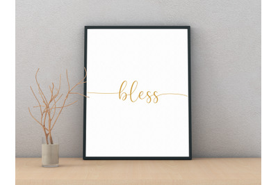 Bless wall print&2C; Bless sign&2C; Home wall decor&2C; Christian poster