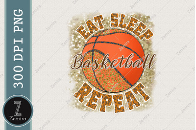 Eat Sleep Basketball Repeat Sublimation