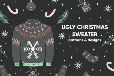 Christmas sweater patterns &amp; design