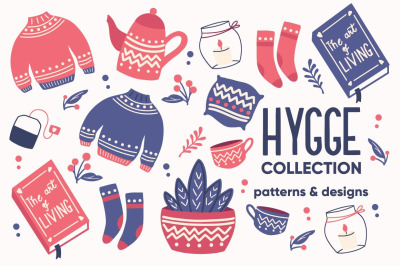 Hygge - patterns and illustrations