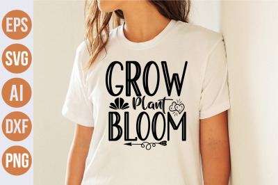 Grow Plant Bloom svg