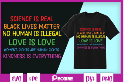 Science Is Real Funny Quotes LGBT