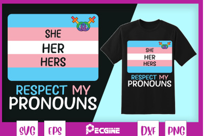 Transexual She Her Hers Pronouns