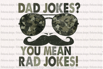 Dad Jokes Sublimation Design