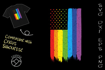 LGBT American Gay Pride Flag