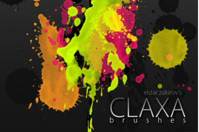 CLAXA 2009 spatter brushes + 12 2014 SPATTER HQ brushes
