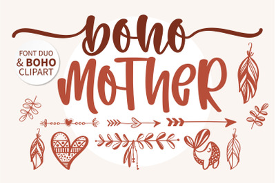 Boho Mother - A handwritten font duo