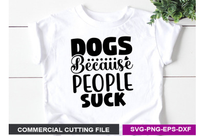 DOG SVG T shirt Design Template