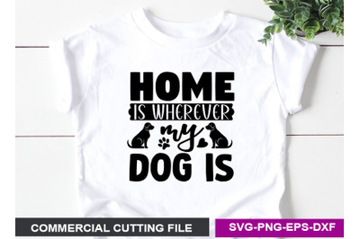 DOG SVG T shirt Design Template