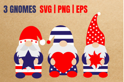 Gnomes 4th of July SVG