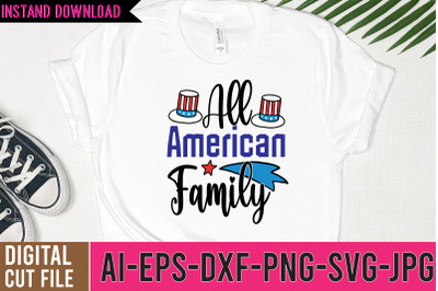 All American Family SVG Design, 4th of july SVG Bundle