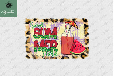 Sweet Summer Time Watermelon Leopard