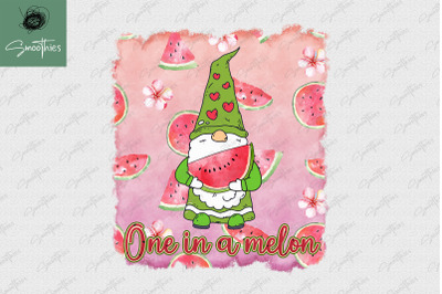 Gnome With Watermelon Heart Sublimation