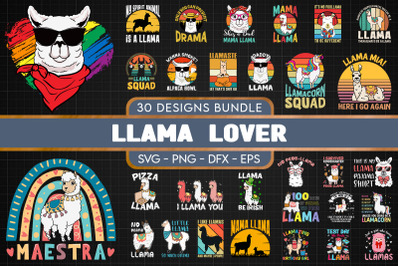 Llama SVG Bundle