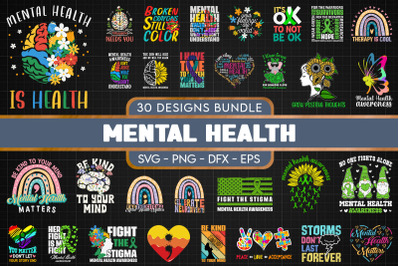 Mental Health SVG Bundle