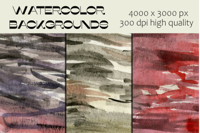 Watercolor earthy digital backgrounds