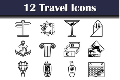 Travel Icon Set