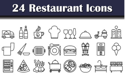 Restaurant Icon Set