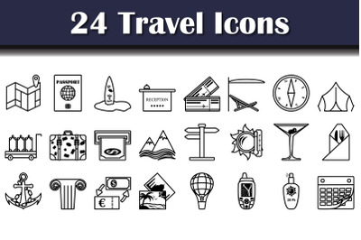 Travel Icon Set