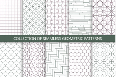 Seamless geometric ornament patterns