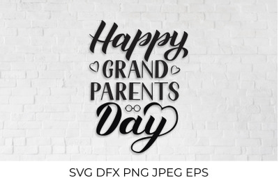 Happy Grandparents Day  SVG