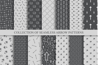 Seamless drawing arrows patterns