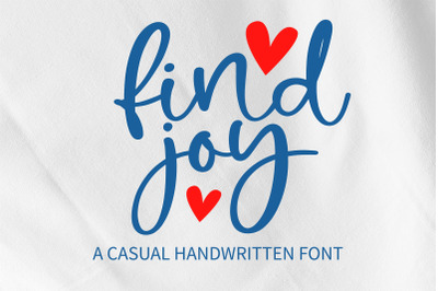 Find Joy - A cutey handwritten font